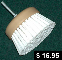 drill brush for flat surfaces