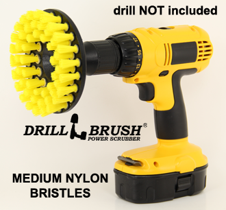 medium nylon bristles for general purpose scrubbing