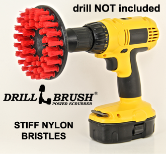 stiff nylon bristles for heavy duty scrubbing